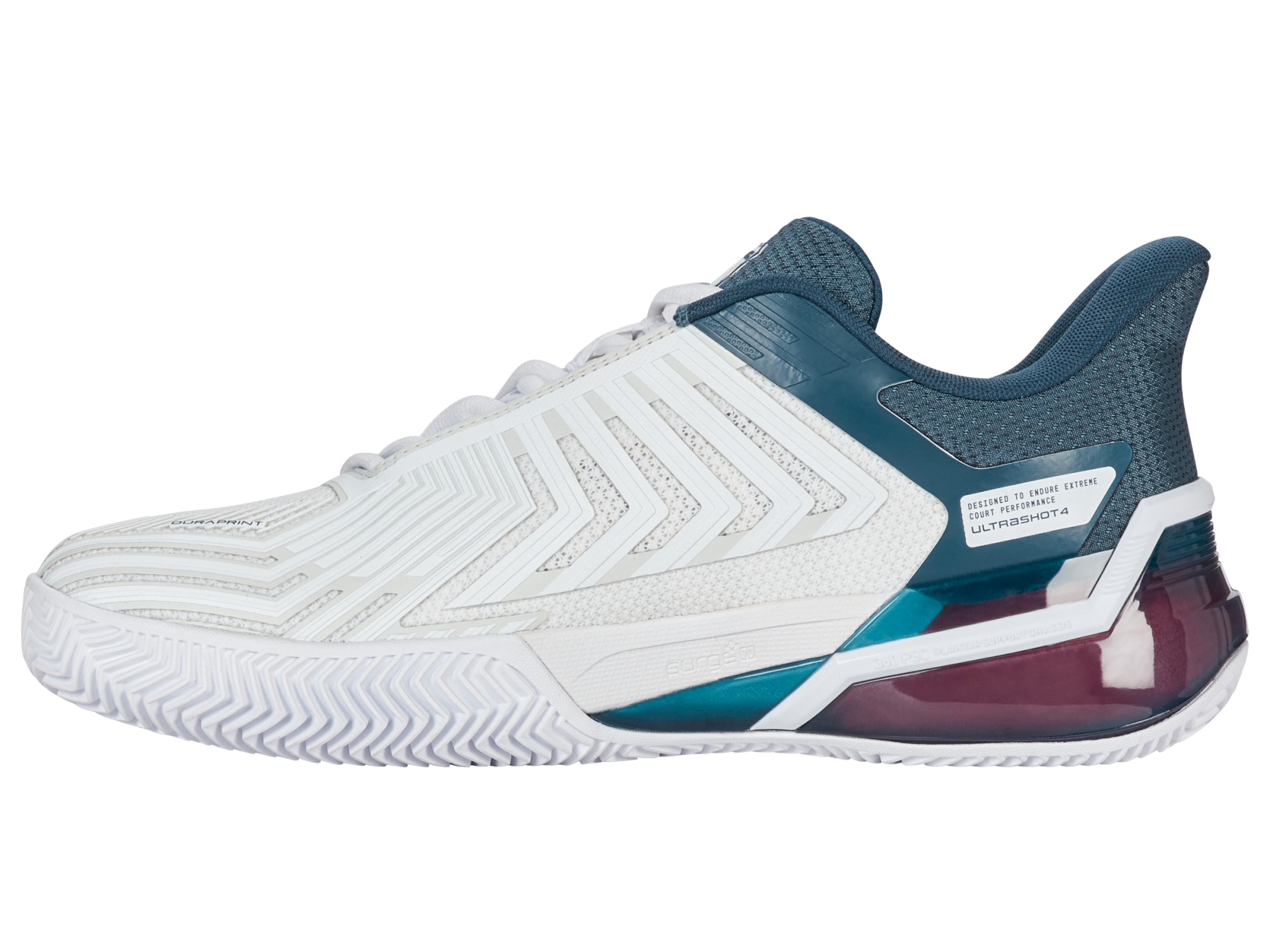 K-Swiss Ultrashot 4 Clay white/stargazer/neon blaze Blaze 4