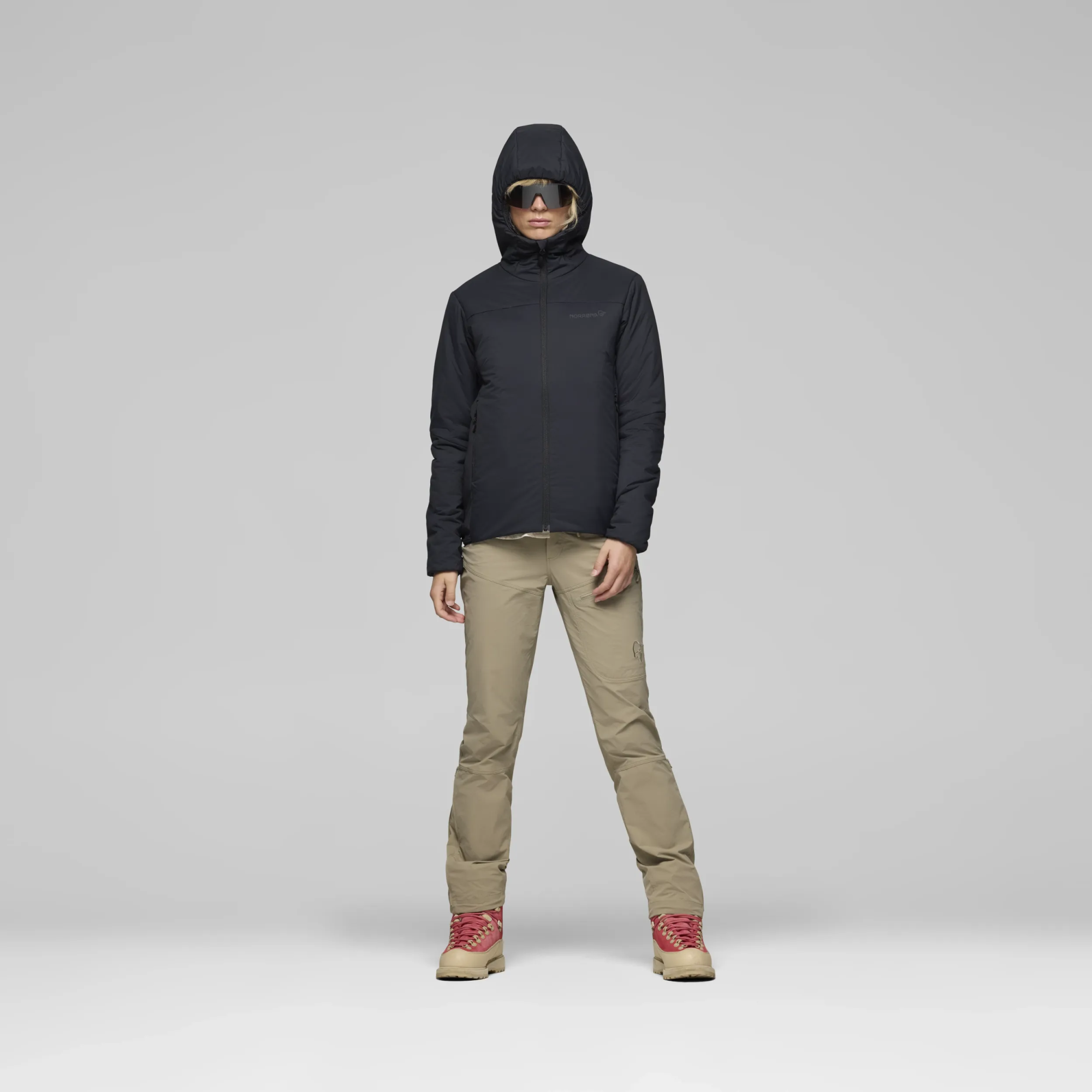 Norrona W Femund Thermo60 Zip Hood caviar black 4