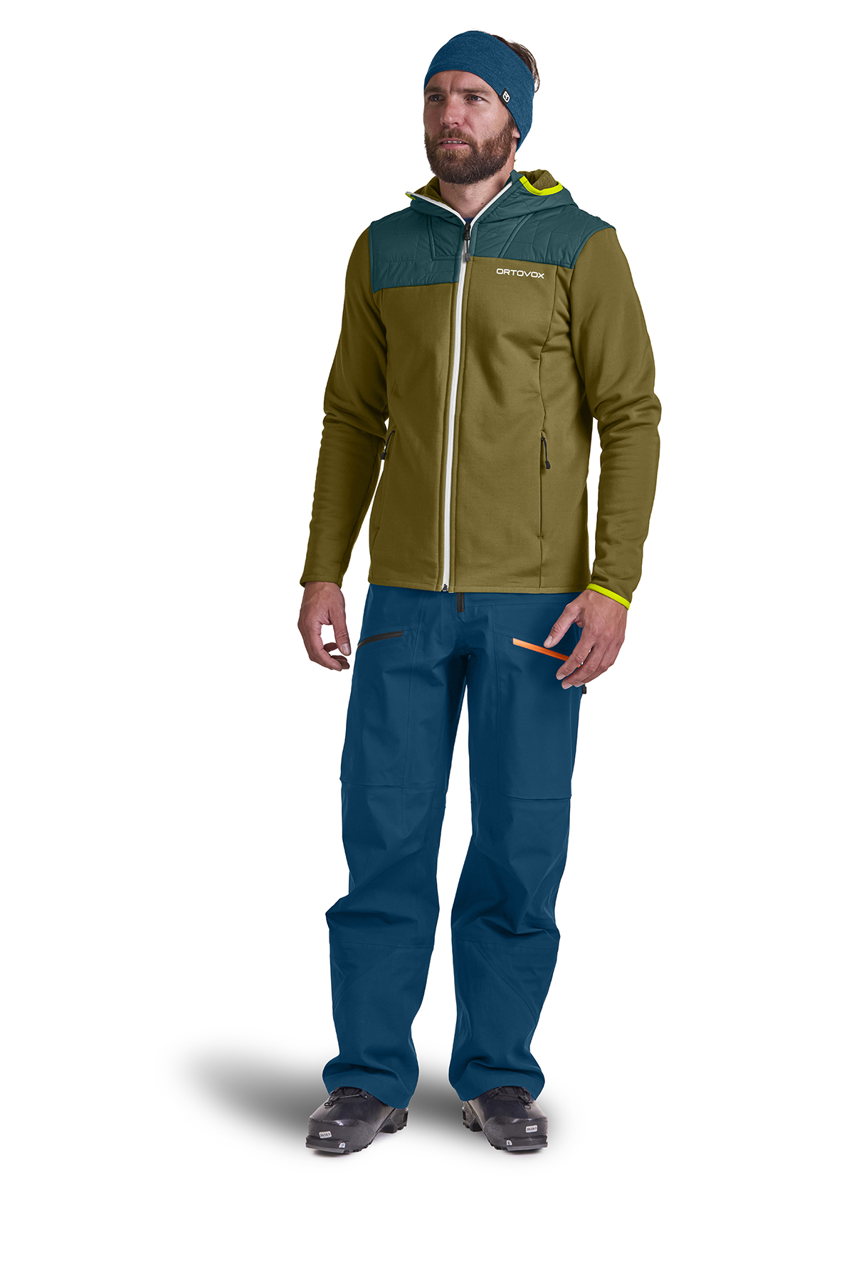 Ortovox Fleece Plus Hoodie green moss Fleece 4
