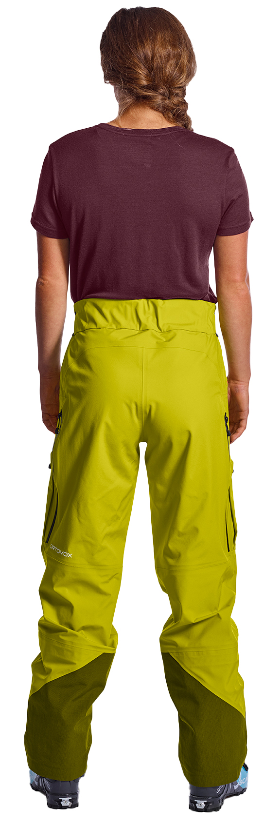 Ortovox W 3L Deep Shell Pants pacific green green 4