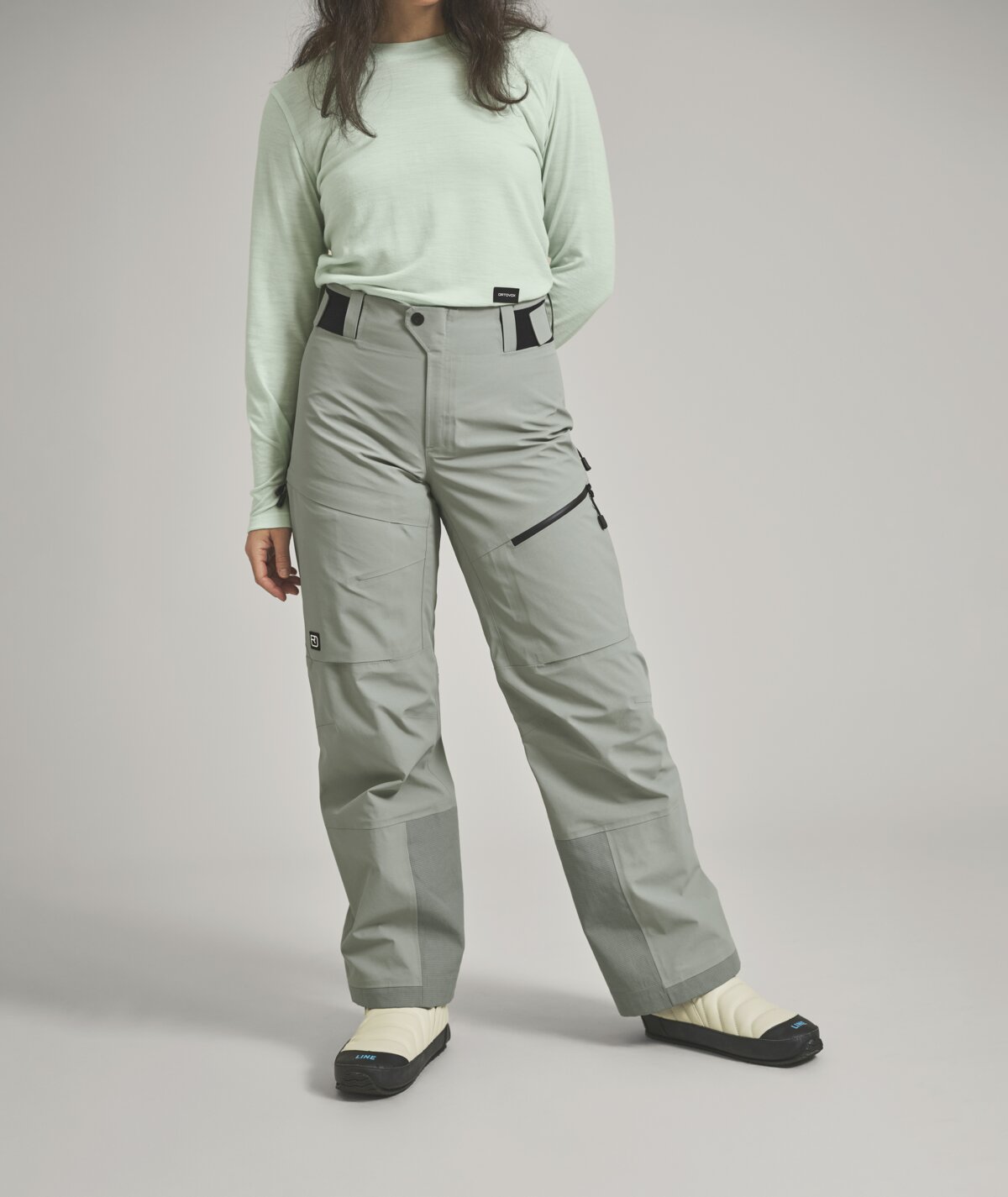 Ortovox W Ravine Free 3L Pants green sage 4