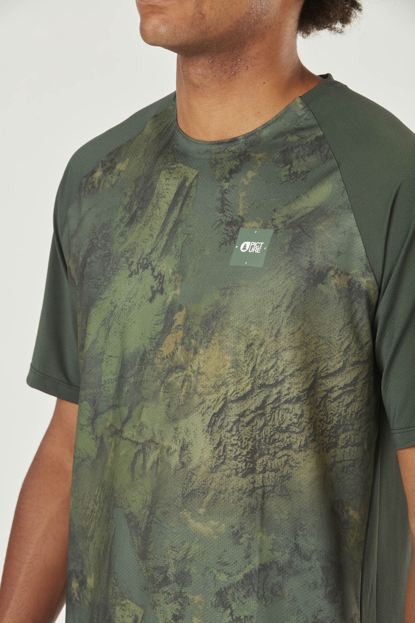 Picture Osborn Printed Shirt geology green green 4