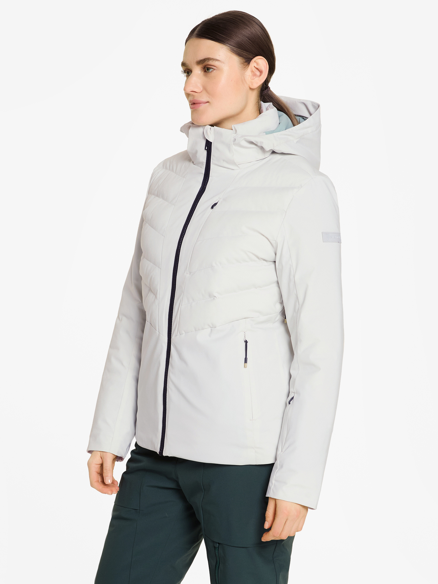 Ziener W Tokki jacket white fog white 4