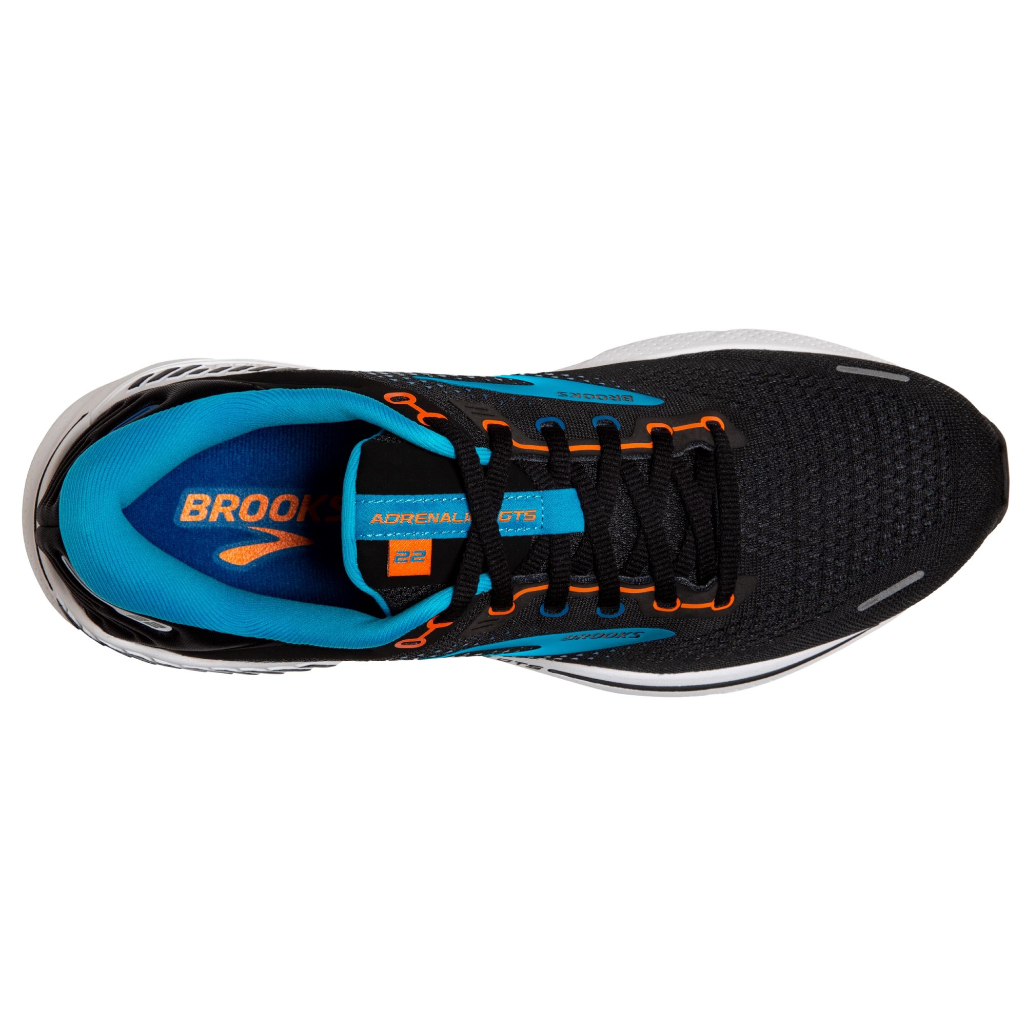 Brooks Adrenaline GTS 22 black/blue/orange black/blue 5