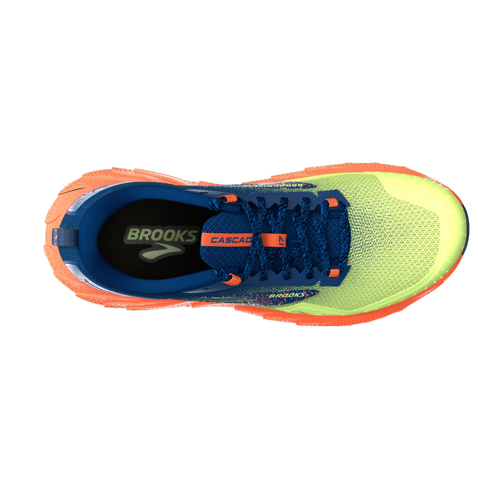 Brooks Cascadia 17 sharp green/navy/firecracker green 5