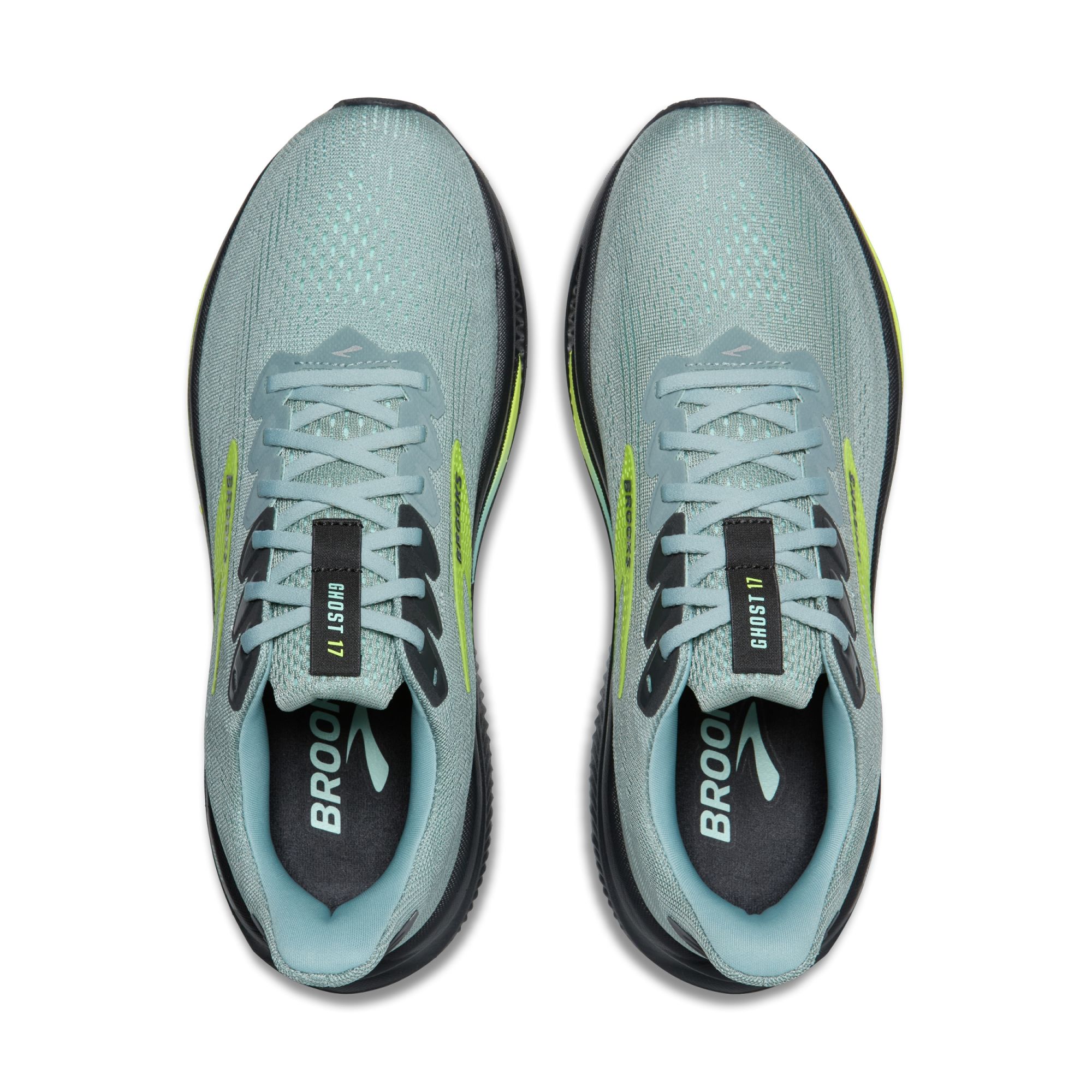 Brooks Ghost 17 gray mist/yucca/nightlife 5