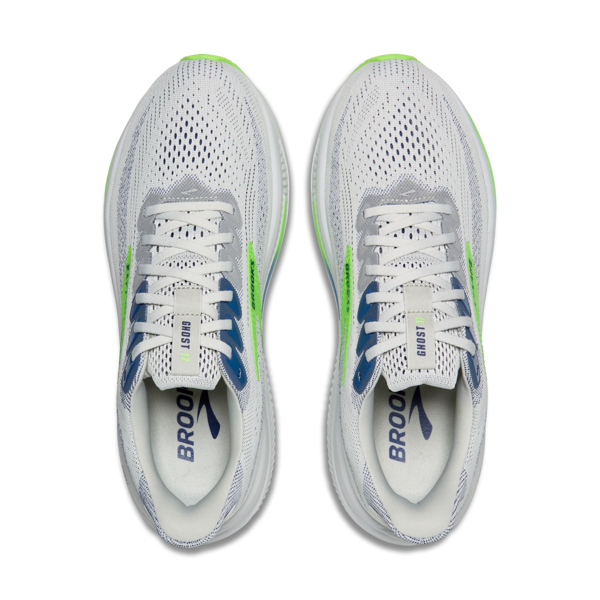 Brooks Ghost 17 oyster/beacon blue/gecko 5