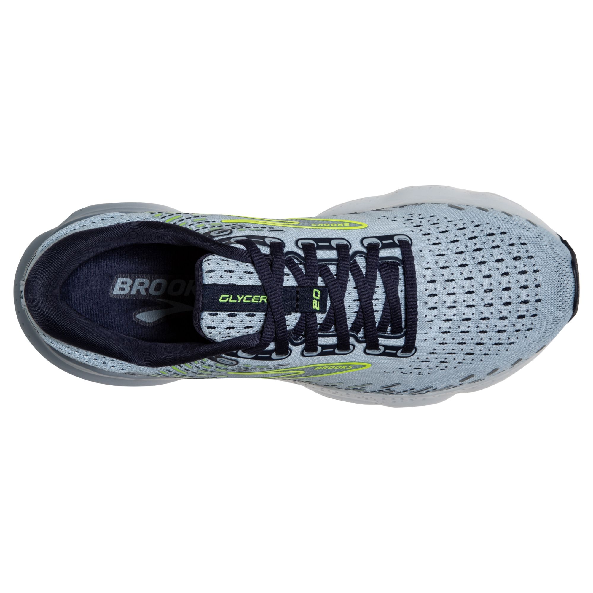 Brooks W Glycerin 20 light blue/peacoat/nightlife light blue 5