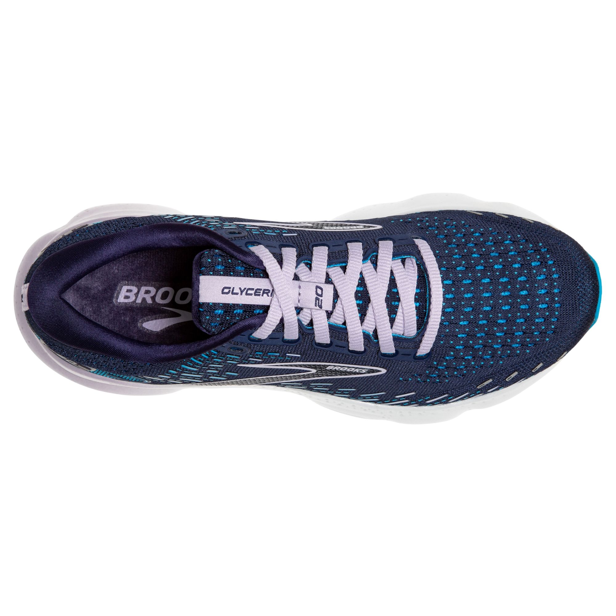 Brooks W Glycerin 20 peacoat/ocean/pastel lilac lilac 5