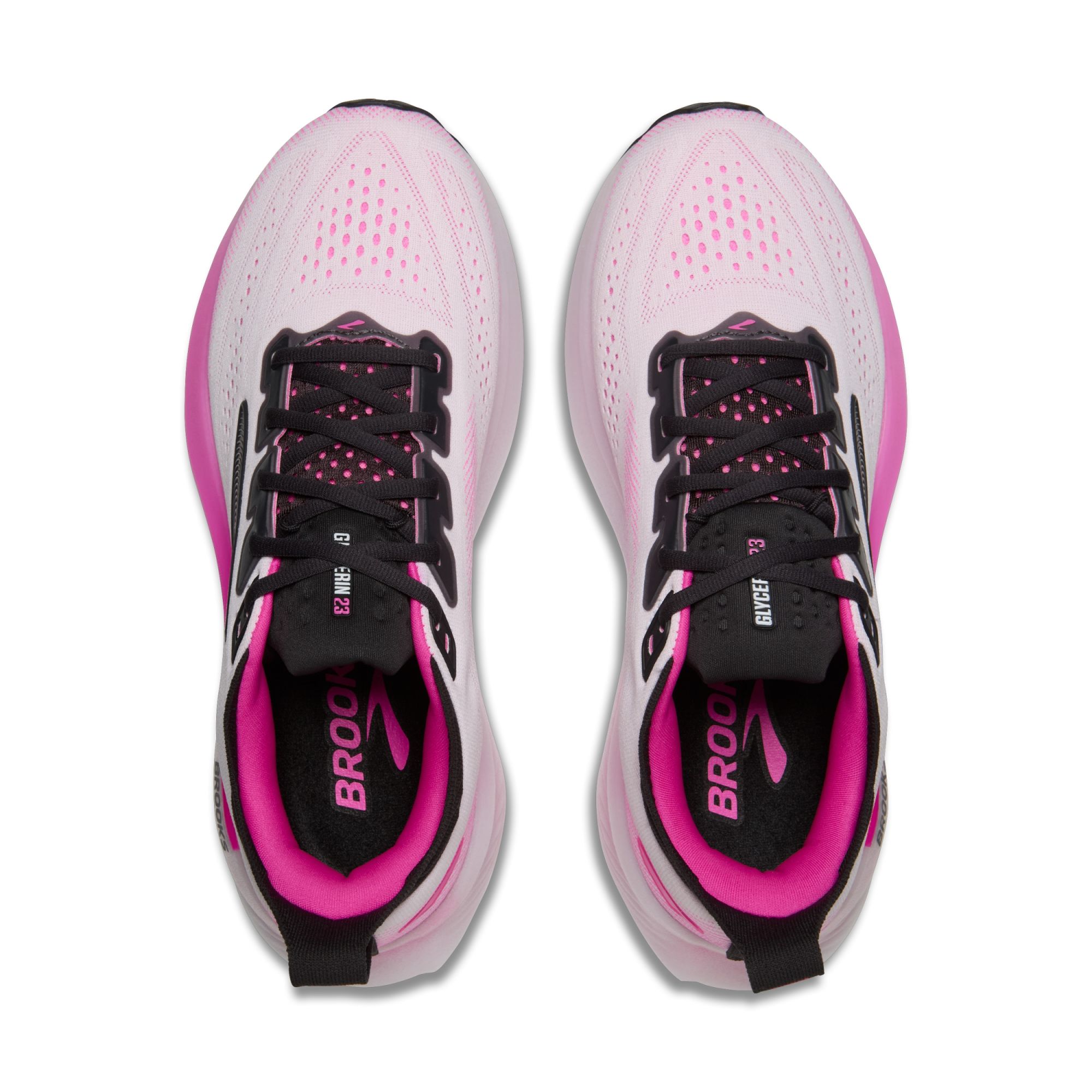 Brooks W Glycerin 23 white/phantom/cyber pink 5