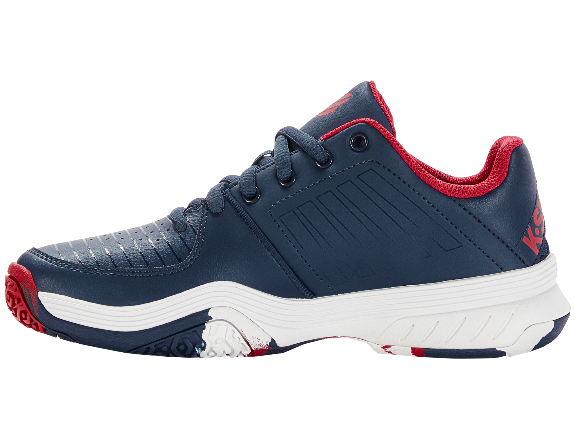 K-Swiss JR Court Express Omni blue opal/white/lollipop white 5