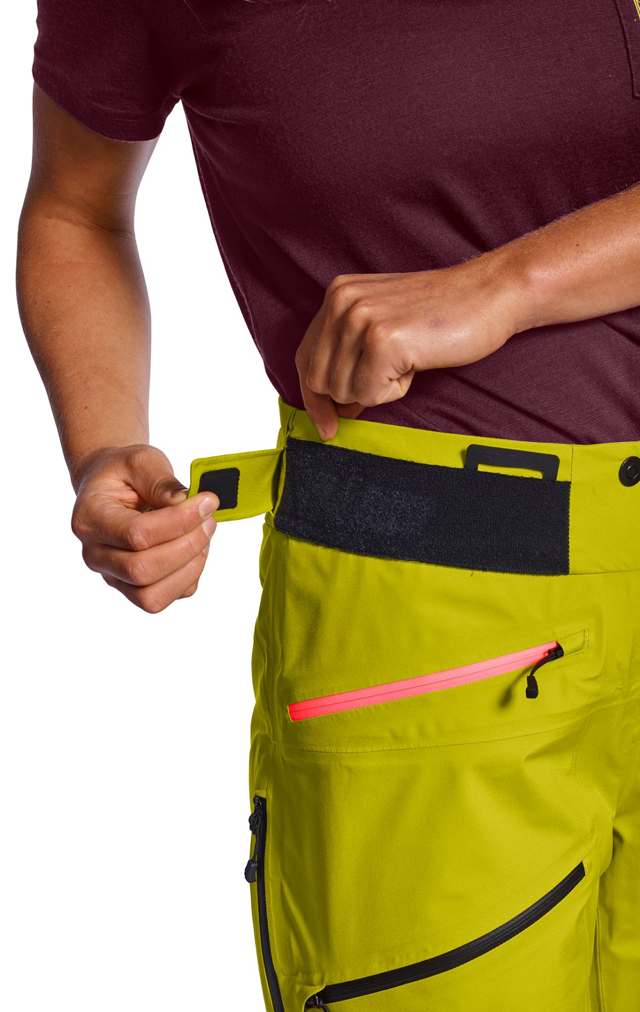 Ortovox W 3L Deep Shell Pants pacific green green 5