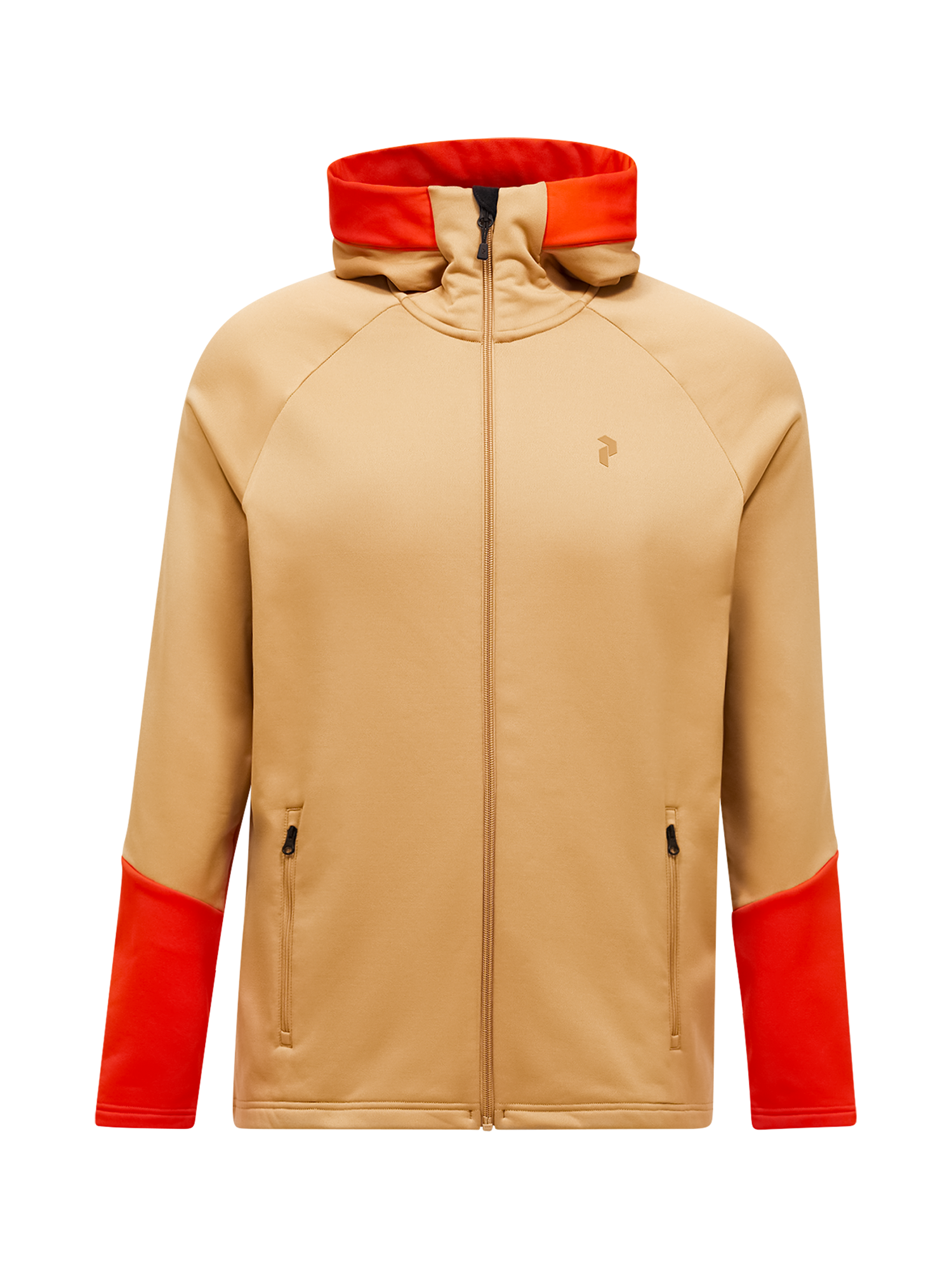 PeakPerformance Rider Essential Zip Hood sierra sand/solar burst 5