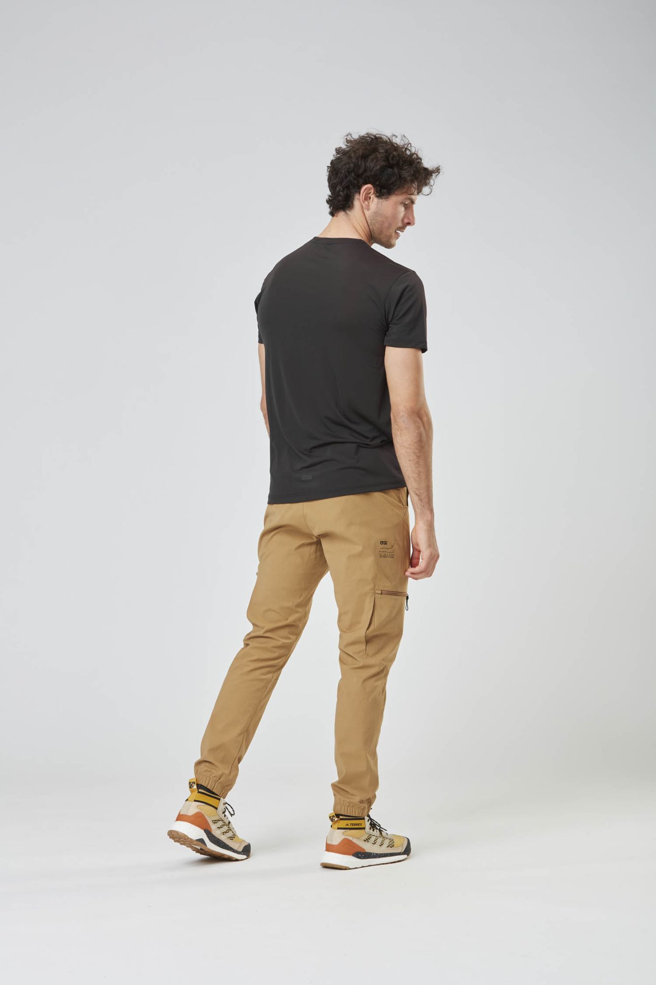 Picture Travis Tech Tee full black black 5