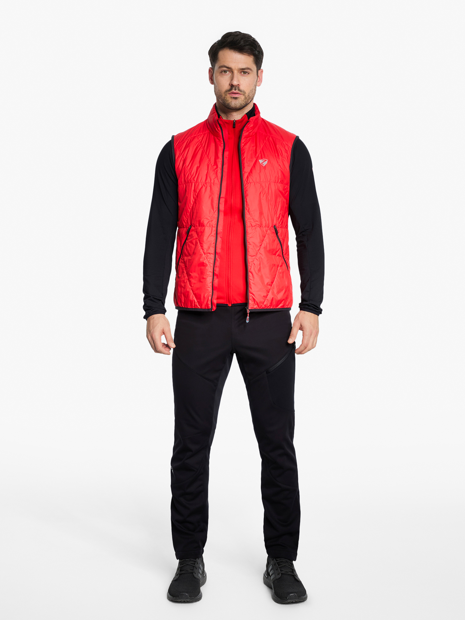 Ziener Jodio Midlayer red 5
