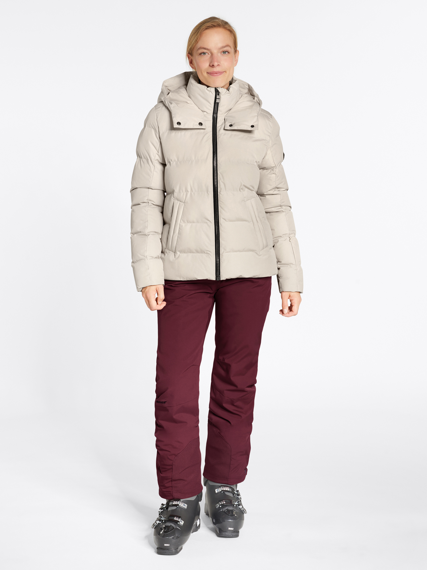Ziener W Tilla Pants velvet red red 5