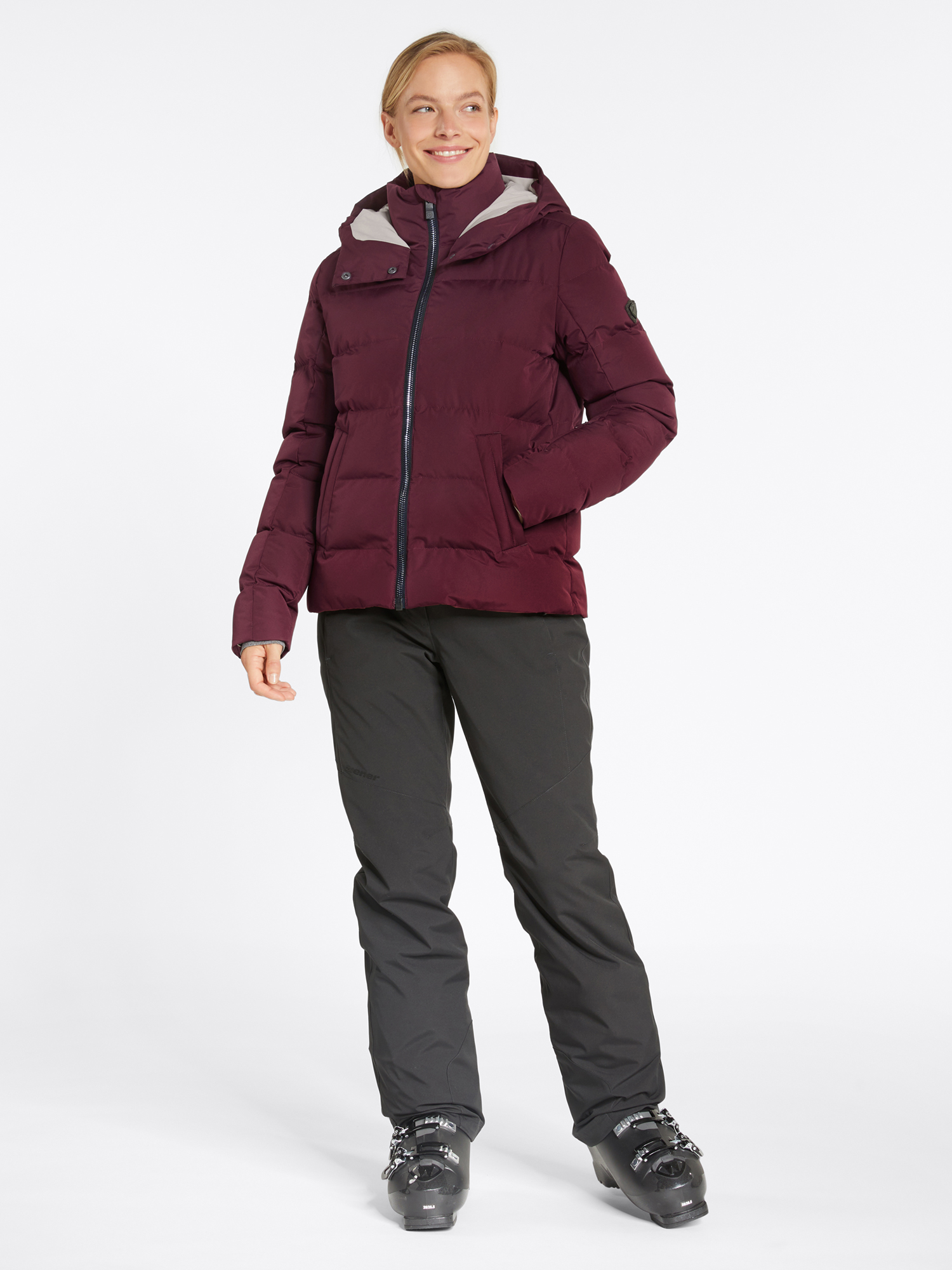 Ziener W Tusja Jacket velvet red red 5