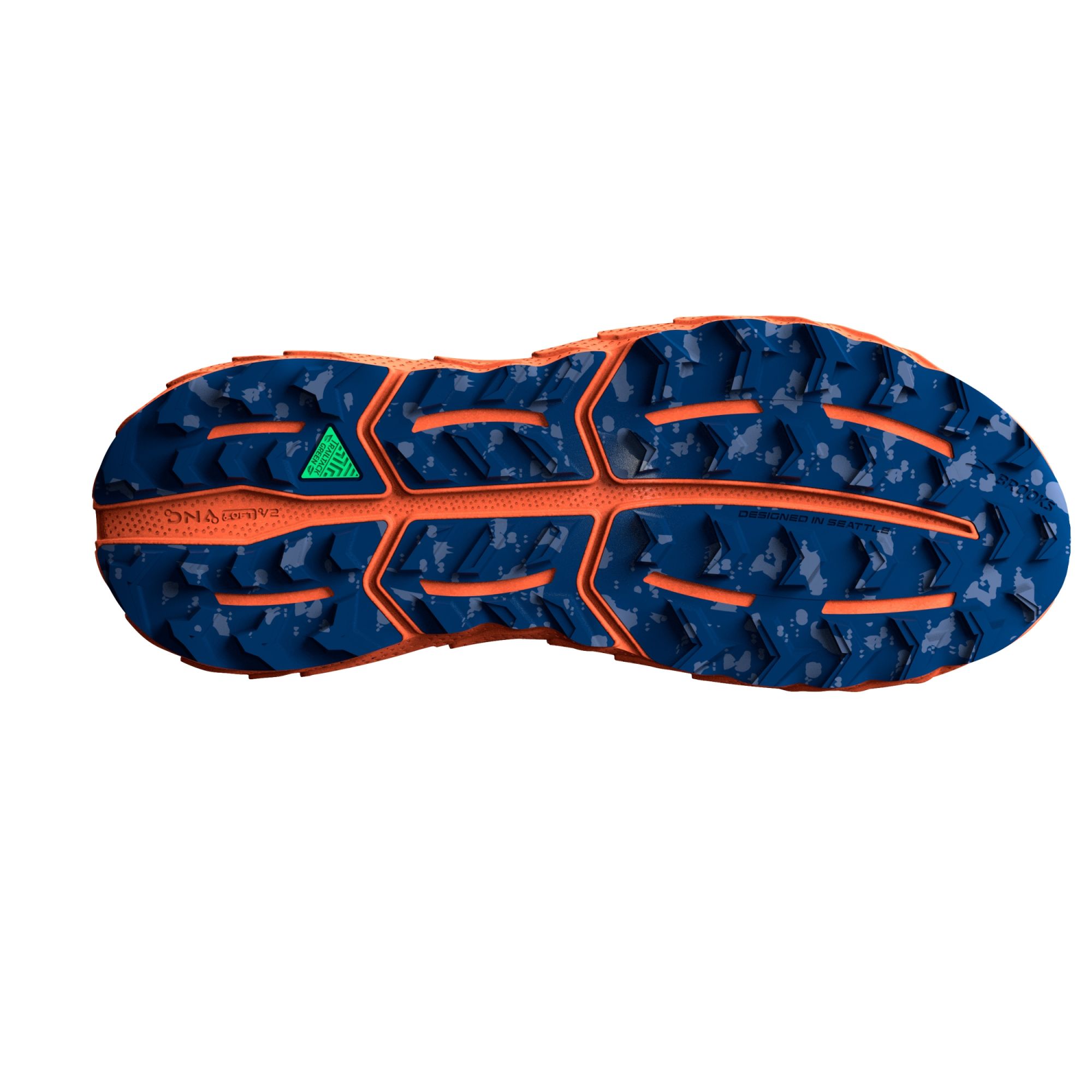 Brooks Cascadia 17 sharp green/navy/firecracker green 6