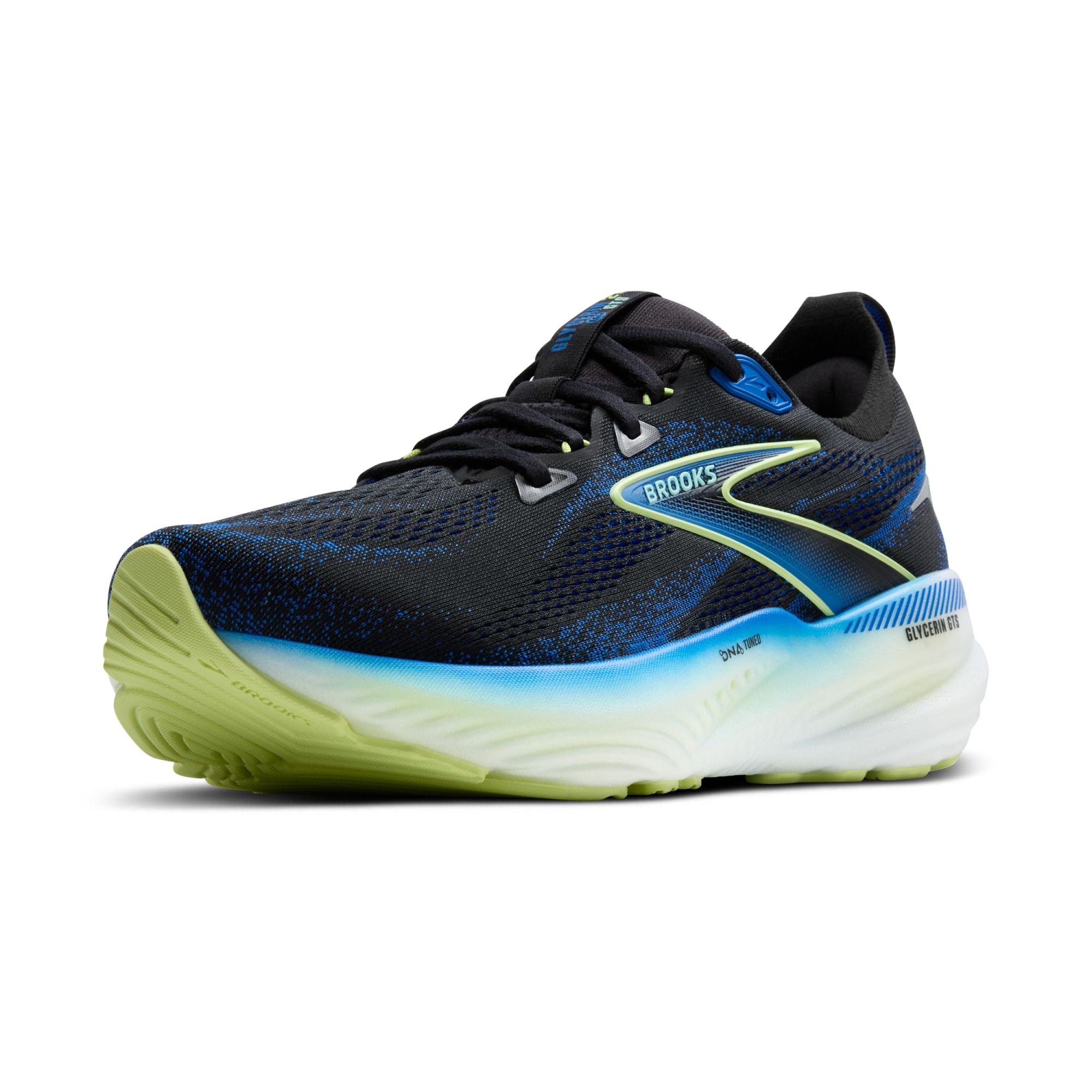 Brooks Glycerin GTS 22 black/cobalt/neo yellow yellow 6