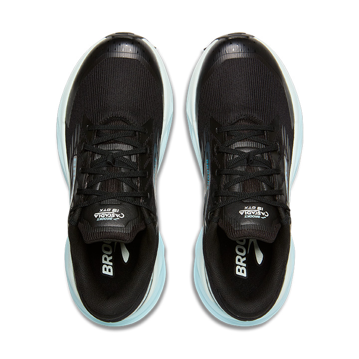 Brooks W Cascadia 19 GTX black/ebony/blue flower 6