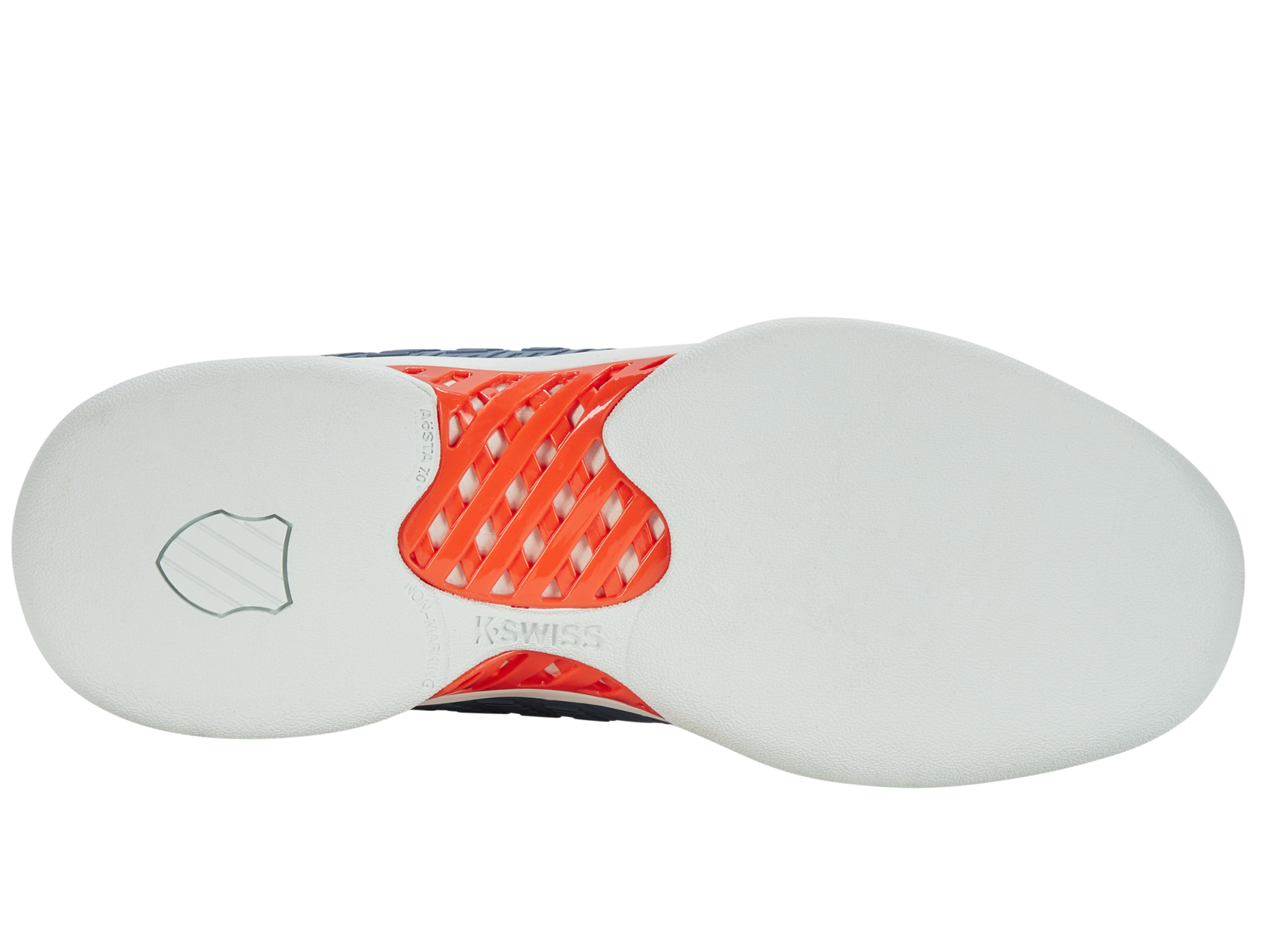 K-Swiss Hypercourt Express 2 Carpet windward blue/orion blue/scarlett ibis scarlet 6