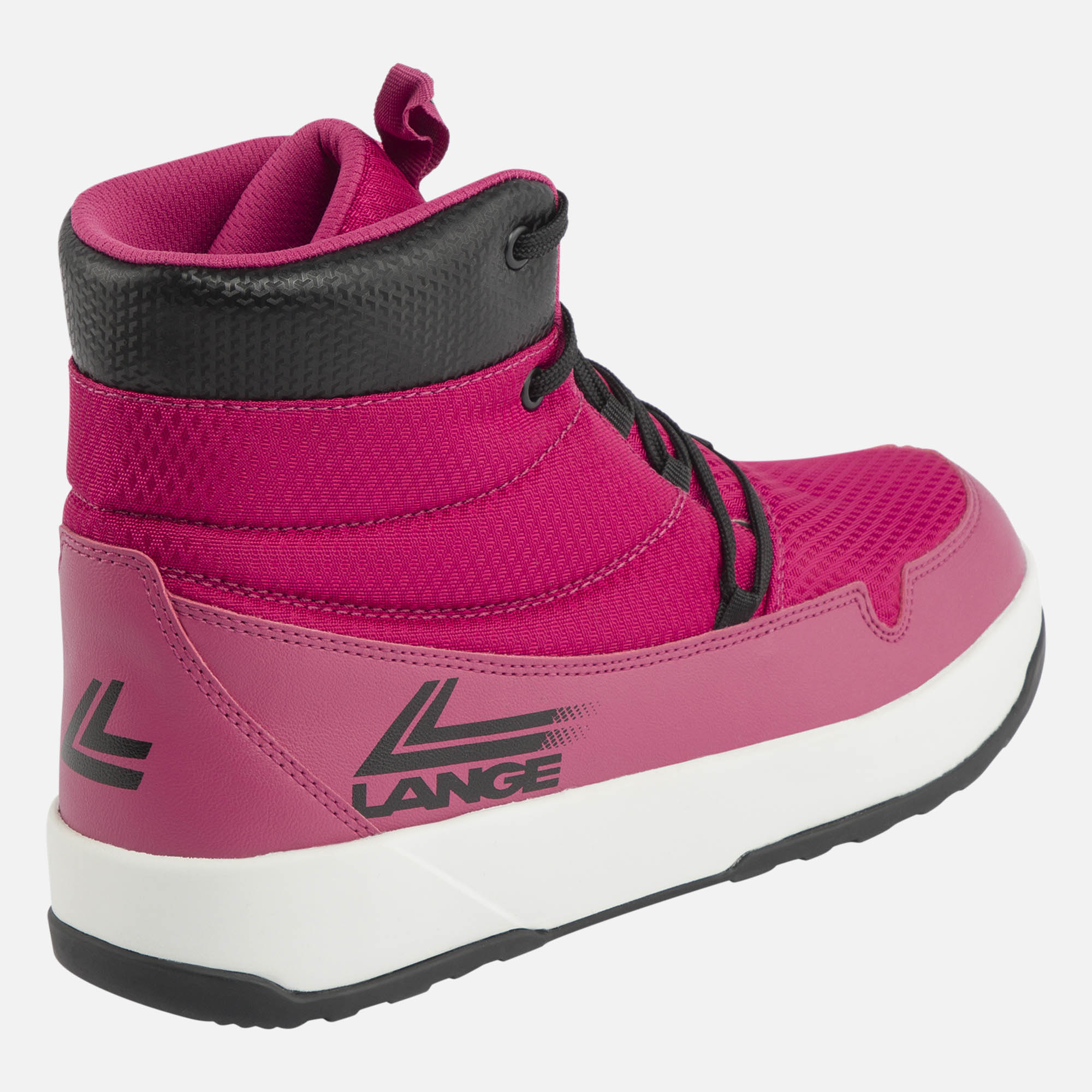 Lange Podium Retro Schuh pink/white white 6