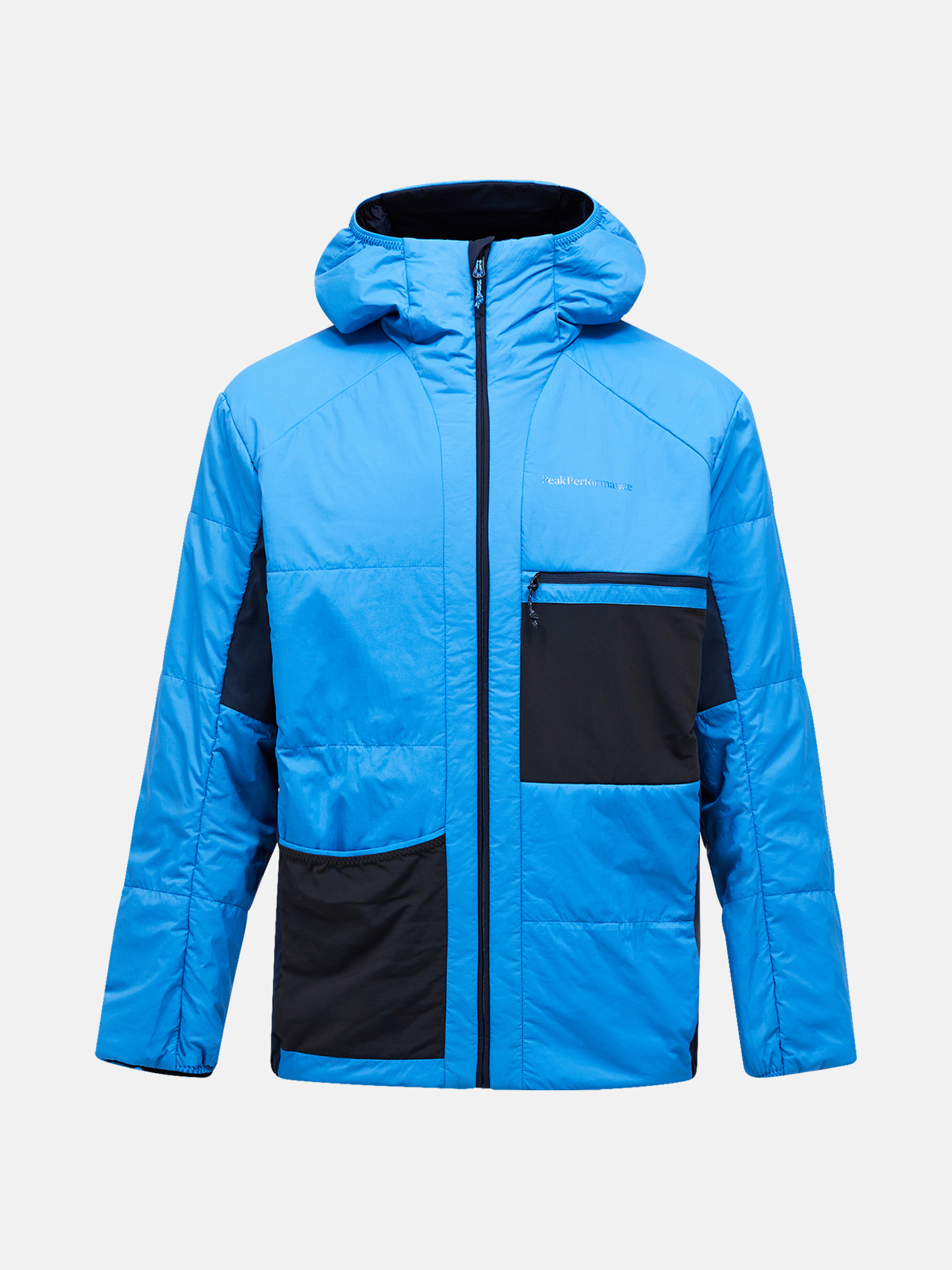 PeakPerformance Freelight Reversible Insulated Hood Jacket blue shadow/azure ascent 6