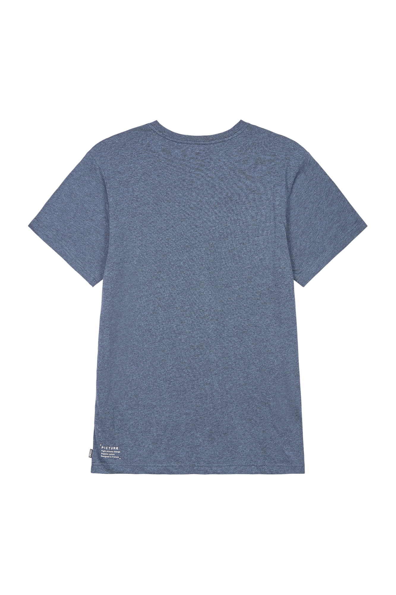 Picture Basemant Cork Tee dark blue melange dark blue 6