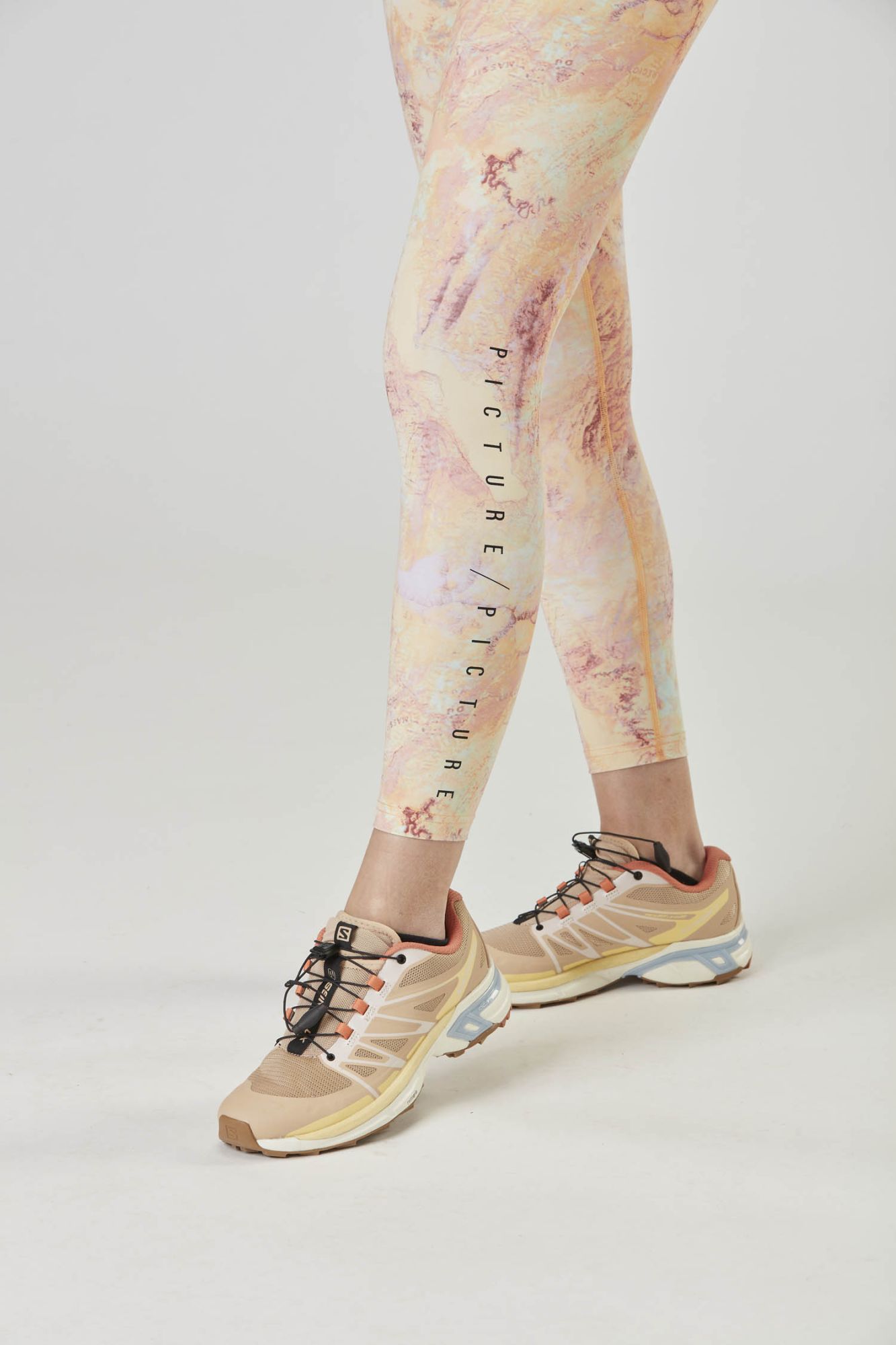 Picture W Caty Printed Leggings geology cream cream 6